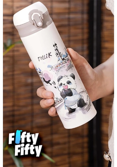 Dıller 480 Ml Pipetli Paslanmaz Çelik Termos Vacum Cup Kilitli Kapak -ffdıllerd9248 Çok Renkli