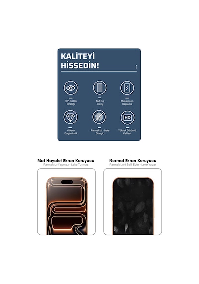 Nubia A76 5g Uyumlu Mat Privacy Hayalet Nano Ekran Koruyucu Esnek Kırılmaz