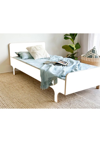 Safran Tek Kişilik Karyola Beyaz 90 x 190 CM