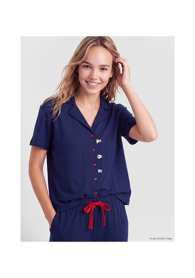 LC Waikiki Alıta Cıty Farkıyla Lcw Young Lacivert Penye Baskılı Kısa Kollu Kadın Pijama Takım Lacivert - 929503610 Lacivert LC Waikiki Alıta Cıty Farkıyla Lcw Young Lacivert Penye Baskılı Kısa Kollu Kadın Pijama Takım Lacivert - 929503610 Lacivert