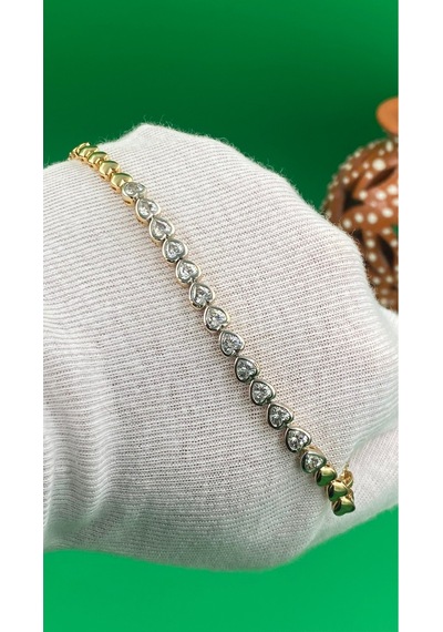 Xuping Rose Gold Kalpli Model Şık Tasarım Vip Bileklik Altın