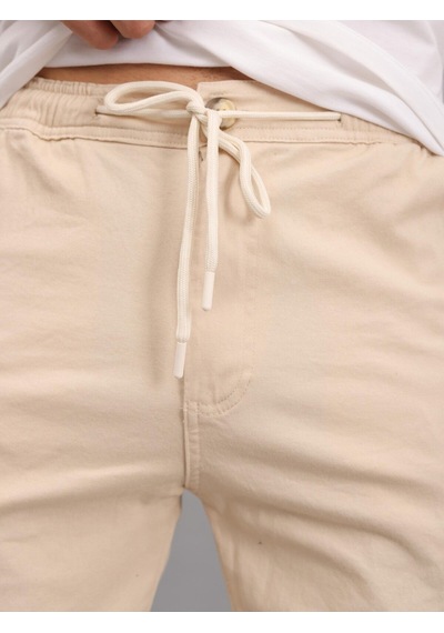 Yxc Trend Maker Erkek Kargo Pantolon Paça Lastikli Erkek Pantolon Bej