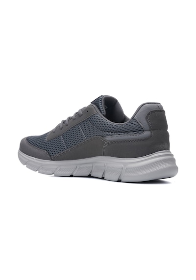Günlük Erkek Sneaker Yetişkin Büyük Numara Spor Ayakkabı Fileli Bağcıklı Rahat Esnek 050 Füme