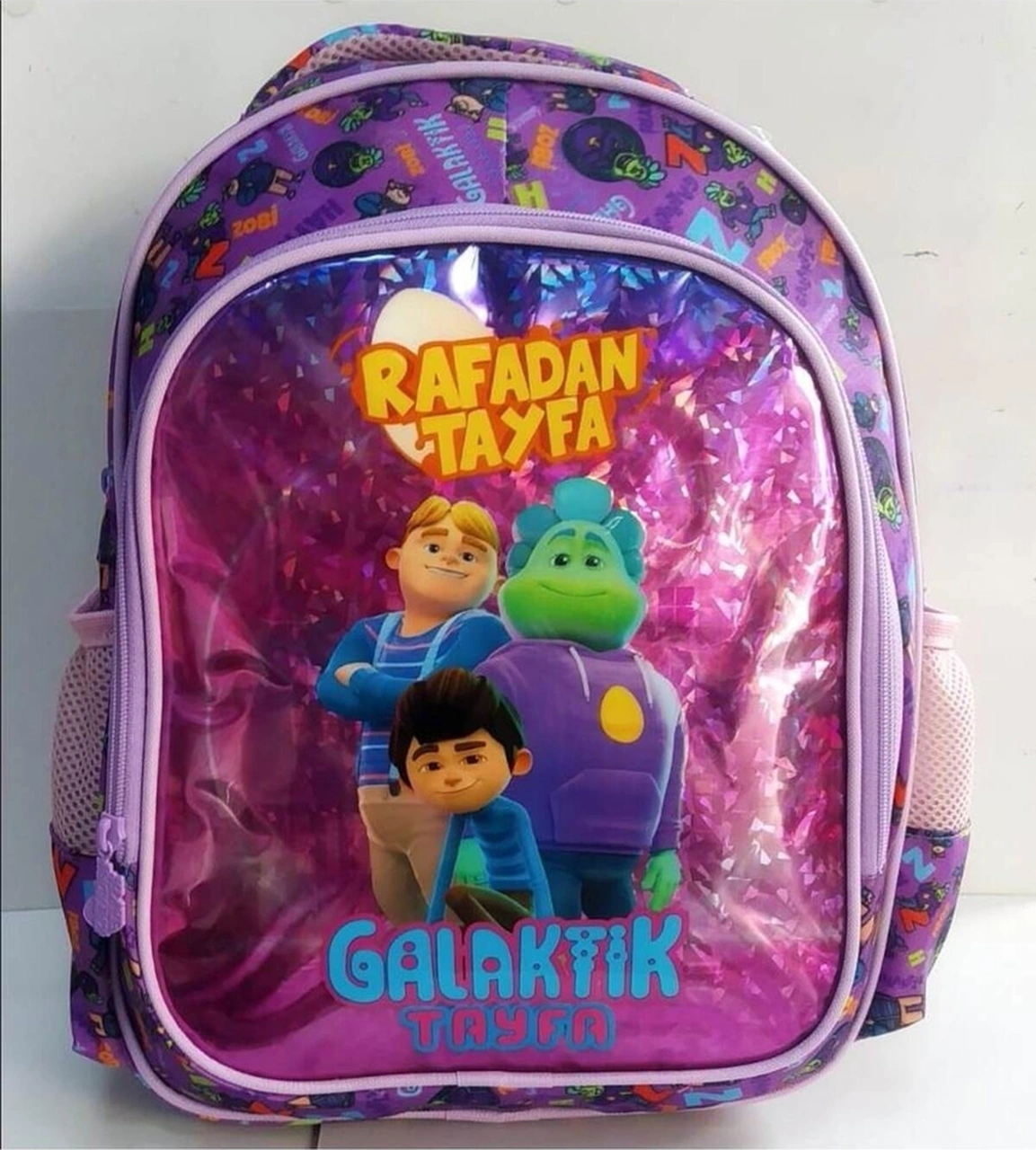 Rafadan Tayfa Okul Çantası 2 Bölmeli Mor Mor