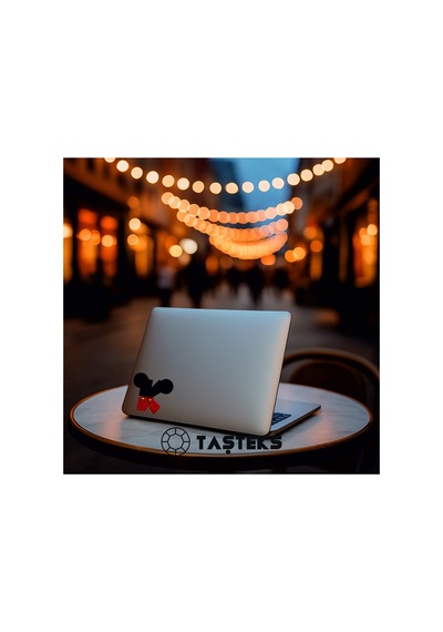 Taşlı Ütülenebilen Veya Sticker Olarak Kullanılabilen ' Mickey K ' Harfi