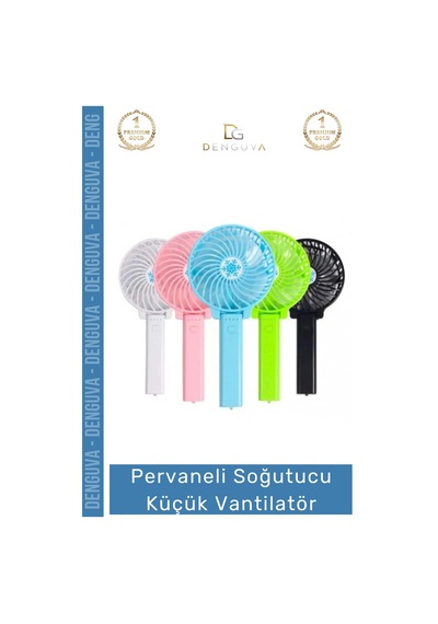Vantilatör Usb Mini Taşınabilir Şarjlı Katlanabilir Sessiz Masaüstü Pervaneli Soğutucu Küçük Vantil