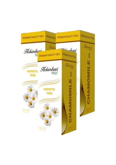 Hekimhan Bitkisel Papatya Yağı 3 x 20 ML