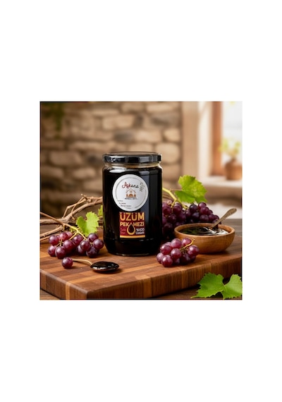 Üzüm Pekmezi, 800 G,cam Kavanozlu,katkısız, Şeker İlavesiz, Doğal,%100 Manisa Üzümü