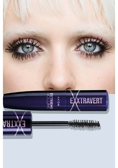 Avon Exxtravert Ekstra Hacim Veren Maskara 9 ML Blackest Black 2'li