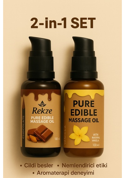 Çikolata & Vanilya Masaj Yağı 100 Ml Aromaterapi Ve Yoğun Nemlendirici - 744690170