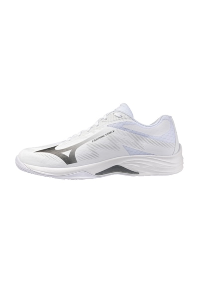 Mizuno Lightning Star Jr. Unisex Çocuk Ayakkabısı Beyaz / Gri Çok Renkli