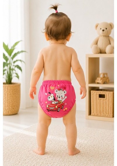 Stsahra Kız Bebek Pembe Alıştırma Külodu