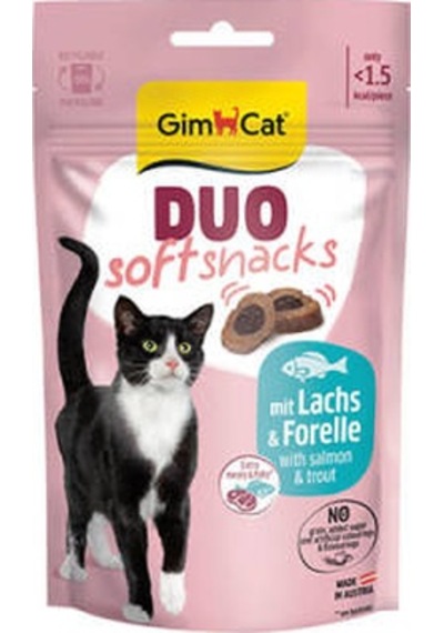 Duo Soft Shacks Somon Ve Alabalıklı Kedi Ödül Maması 50 Gr