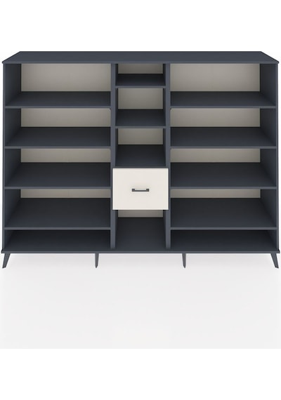 Hyperion Dolap 11 Raflı 3 Çekmeceli 220x44x163 Antrasit-antrasit Antrasit-antrasit/aytaşı Hyperion Dolap 11 Raflı 3 Çekmeceli 220x44x163 Antrasit-antrasit Antrasit-antrasit/aytaşı