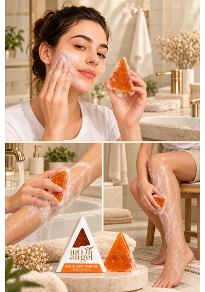 ''kojik Asit Sabunu'' Cilt Tonunu Eşitler, Leke Karşıtı Aydınlatıcı Anti Acne Etkisi Doğal