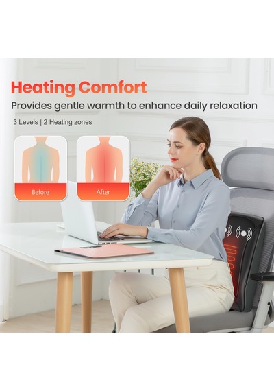 Boyun Sırt Ağrısı Giderici İçin Comfıer Boyun Sırt Masajı Isı İle Shiatsu Masajı, Sırt Boyun Ve Omuz İçin 3d Yoğurma Masajı, Erkekler İçin Hediye Olarak Masaj Yastığı Boyun Sırt Ağrısı Giderici İçin Comfıer Boyun Sırt Masajı Isı İle Shiatsu Masajı, Sırt Boyun Ve Omuz İçin 3d Yoğurma Masajı, Erkekler İçin Hediye Olarak Masaj Yastığı