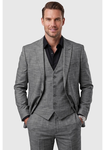 Rizzup Antrasit 3 Parça Slim Fit Yelekli Erkek Takım Elbise Çift Yırtmaçlı Modern Kesim 2601631 Rizzup Antrasit 3 Parça Slim Fit Yelekli Erkek Takım Elbise Çift Yırtmaçlı Modern Kesim 2601631