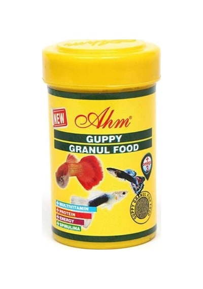 Ahm Guppy Granul Food 250 Ml Balık Yemi