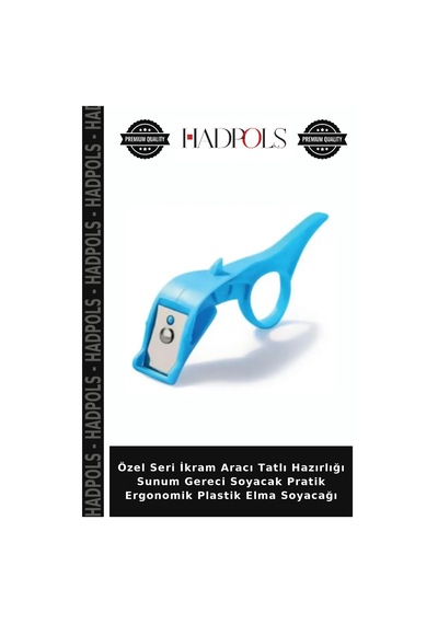 Özel Seri İkram Aracı Tatlı Hazırlığı Sunum Gereci Soyacak Pratik Ergonomik Plastik Elma Soyacağı Çok Renkli