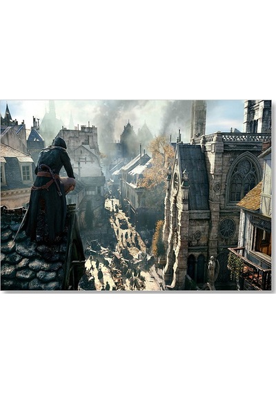 Cakasepetim Assassins Creed Çatıdaki Suiakstçi Ahşap Mdf Tablo
