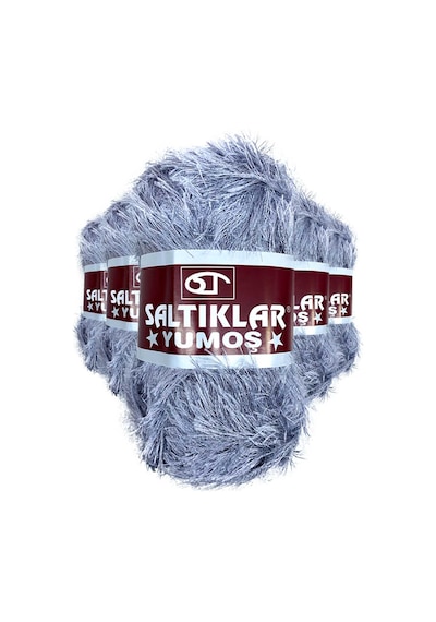 5 Adet Yumoş Sakallı El Örgü Ipi Yünü 06
