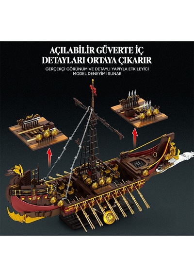 Reobrix Spartan Warship 66104 Brick Yapım Seti