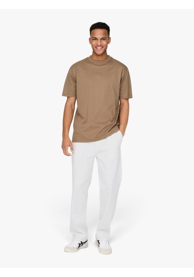 ONLY & SONS Onssınus Loose 0007 Cot Lın Pant Noos Erkek Beyaz Pantolon - 22028267