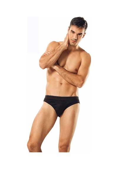 Namaldı 6'lı Paket Spor Erkek Slip Yeni Sezon Siyah