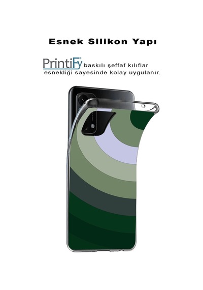 Samsung Galaxy Uyumlu M23 Kapak Renk Cümbüşü Tasarımlı Şeffaf Kılıf