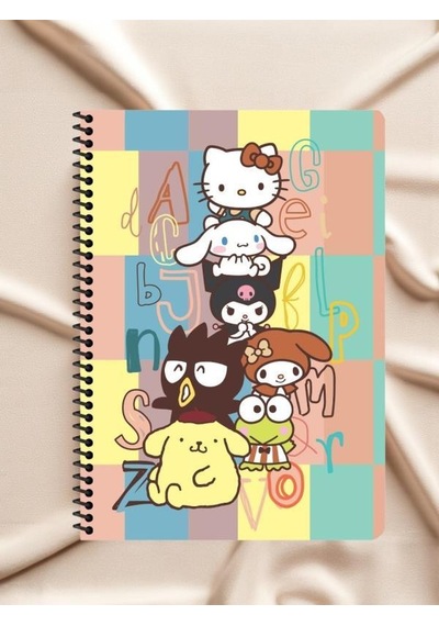 Keskin Color Hello Kitty And Friends A4 Spiralli 80 Yaprak - Harfler