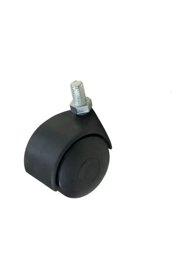 Civatalı Mobilya Koltuk Tekeri Dönerli Çap 50mm 5 Adet