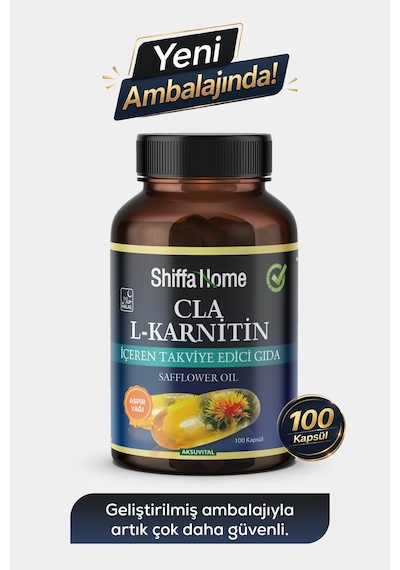 Aspir Yağı CLA L-Karnitin Softjel 1200 mg 100 Kapsül