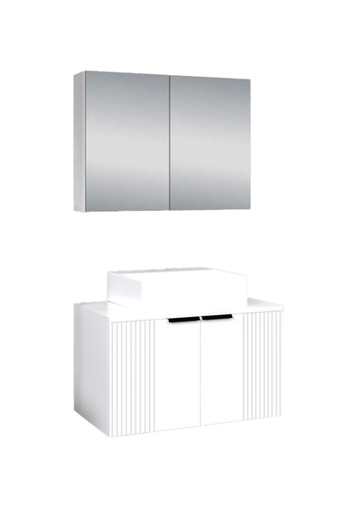 %100 Mdf 65 Cm Chester Banyo Dolabı Beyaz
