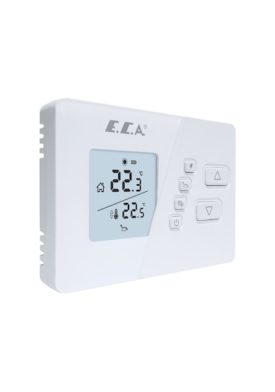 E.C.A. Poly Comfort 200W Kablosuz Oda Termostatı Beyaz