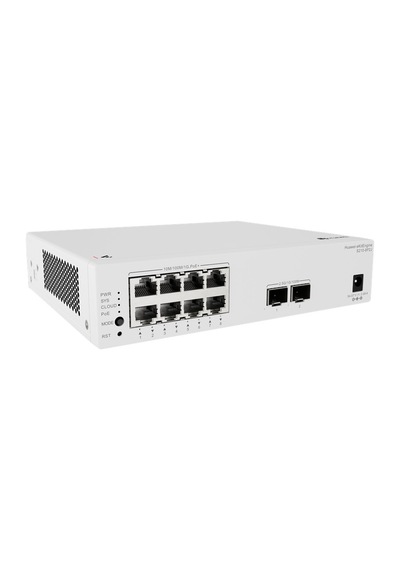 Huaweı Ekıtengıne S210-8p2j 8 Port Gıgabıt + 2 Port 2.5g Sfp Uplınk Cloud Yönetilebilir L2 128w Poe
