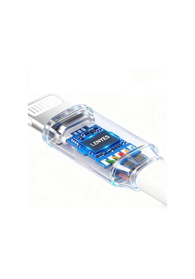Lenyes Ax106 Lightning To 3.5mm Aux Audio Kablo 1m Beyaz Beyaz