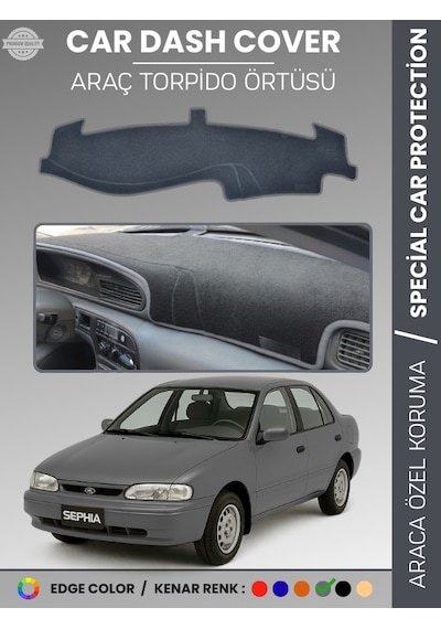 Kia Sephia 1995-1998 Torpido Örtüsü Ön Panel Halı Torpido Koruma Tam Uyum Araca Özel Kaymaz - 981 Stiloto