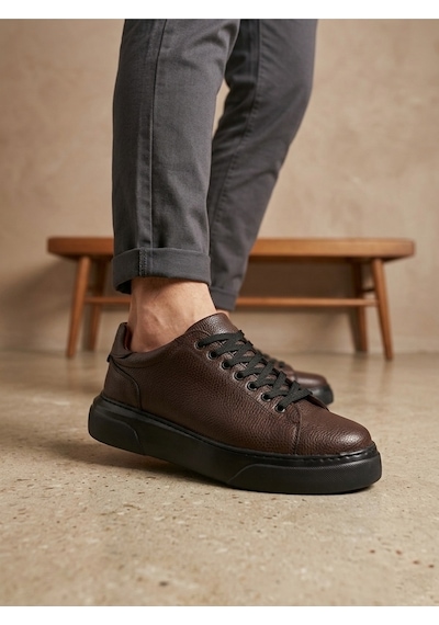 DMR Elegance Blf-010 Erkek Sneaker Günlük Casual Spor Ayakkabı Kahverengi Siyah Taban Rekli DMR Elegance Blf-010 Erkek Sneaker Günlük Casual Spor Ayakkabı Kahverengi Siyah Taban Rekli