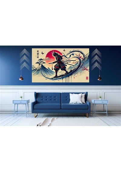 Ti-play Benno 60x90cm Modern Samuray Pvc Çerçevesiz Tablo