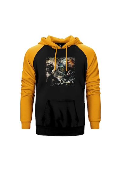 Born Of Osiris Soul Sphere Sarı Renk Reglan Kol Kapşonlu Sweatshirt Sarı