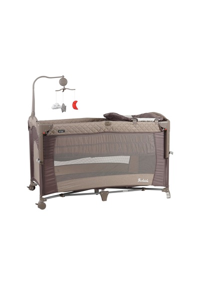 Prego Bedside Anne Yanı Oyun Parkı 70x120 Cm - Bej
