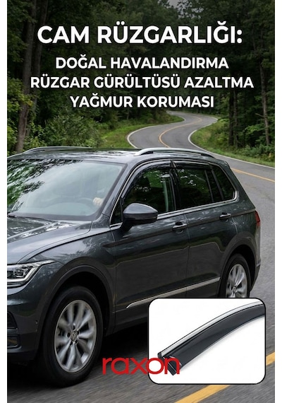 Hyundai Ix35 2010+ Kromlu Cam Rüzgarlığı 4'lü Paket