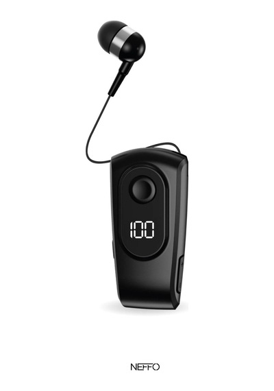 Makaralı Kulaklık Bluetooth 5.4 18 Saat Konuşma Dijital Ekran Titreşimli Yüksek Kalite Ses