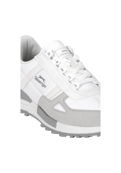 Slazenger Supernova I Erkek Beyaz / Gri Günlük Spor Ayakkabısı Beyaz - Gri