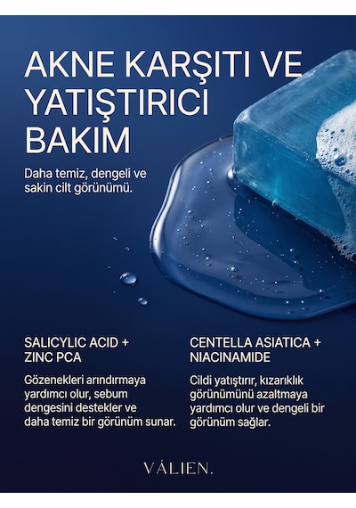 Vàlıen Akne Karşıtı Yatıştırıcı Sabun 90 Gr Diğer