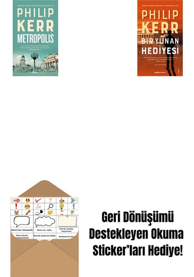 Metropolis + Bir Yunan Hediyesi + Okuma Sticker'ları