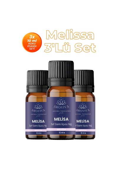 Melissa 3'lü Oda Kokusu Seti - Ferah & Rahatlatıcı 3x10ml Karışık