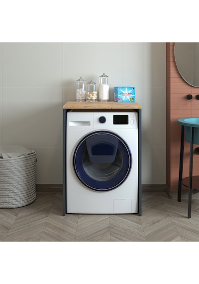 Roomart Çamaşır-Kurutma Makinesi Dolabı Mat Antrasit-Atlantik Çam Antrasit - Atlantik Çam Roomart Çamaşır-Kurutma Makinesi Dolabı Mat Antrasit-Atlantik Çam Antrasit - Atlantik Çam