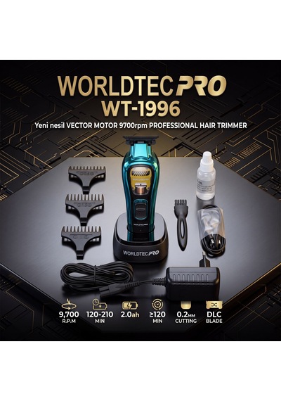 Worldtec Wt-1996 Profesyonel Saç Ve Sakal Kesme Makinesi