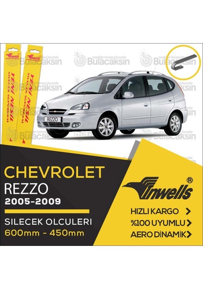 Chevrolet Rezzo Muz Silecek Takımı 2005-2009 İnwells